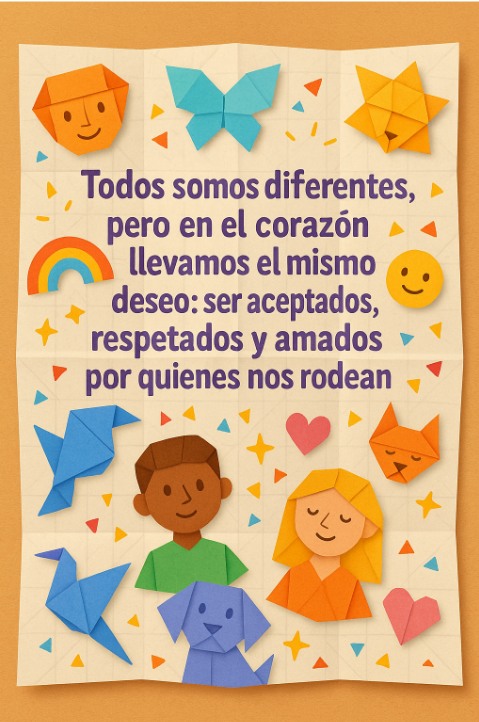 cartel frases de inclusion para niños 1