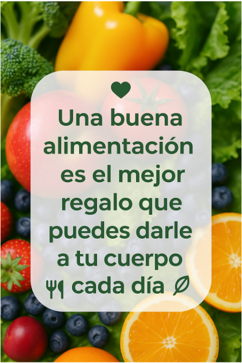 La buena alimentación: 50 frases para un cartel
