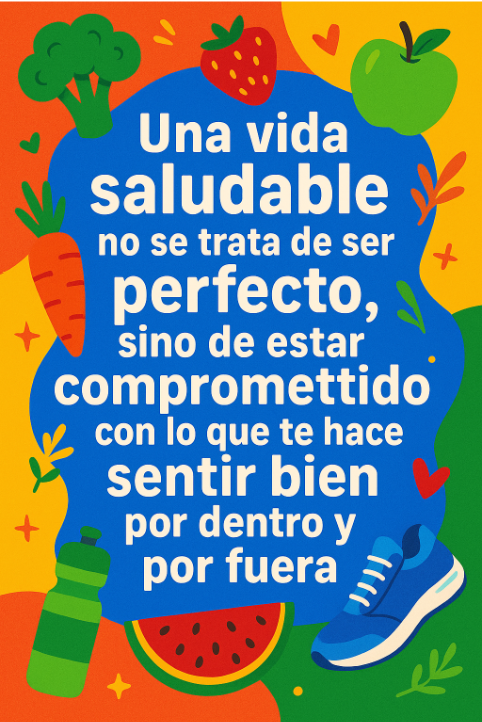 frases para un cartel de vida saludable 1