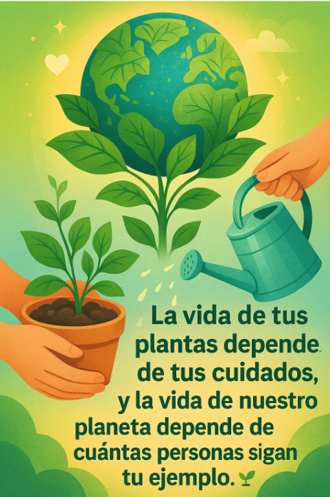 frases para un cartel sobre el cuidado de las plantas 10