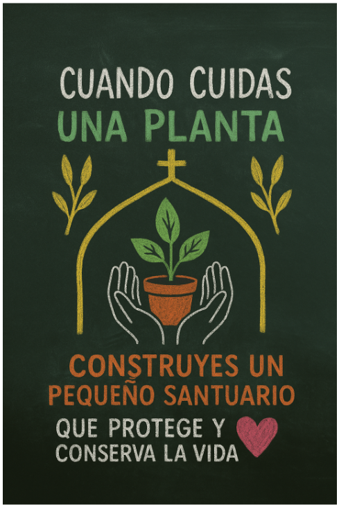 frases para un cartel sobre el cuidado de las plantas 12