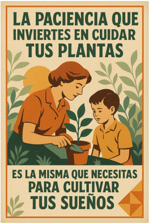 frases para un cartel sobre el cuidado de las plantas 14