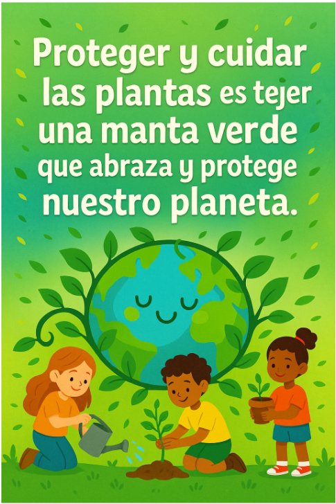 frases para un cartel sobre el cuidado de las plantas 8