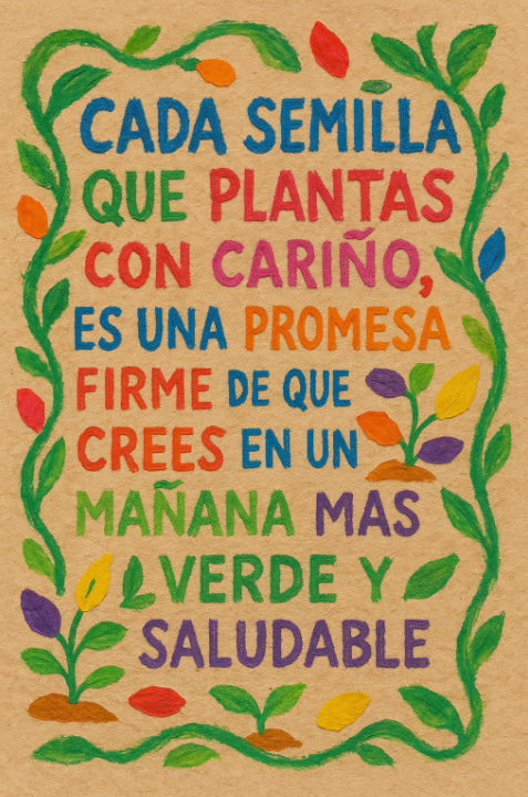 frases para un cartel sobre el cuidado de las plantas 9