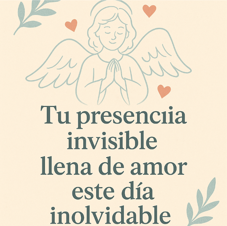 Frases de cartel para recordar a un ser querido fallecido en boda 8