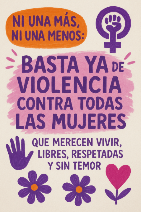 frases para un cartel sobre la violencia contra la mujer 1