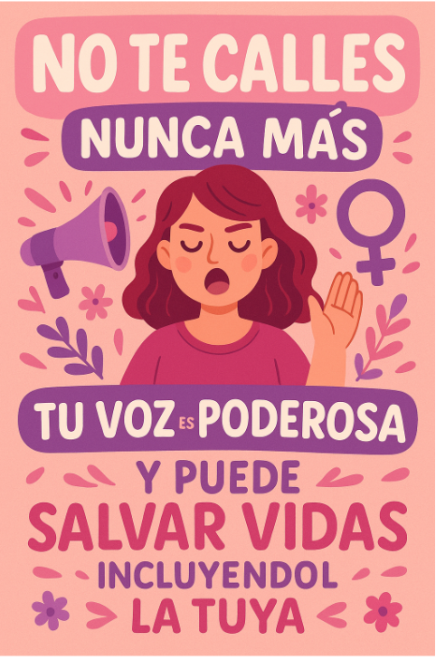 frases para un cartel sobre la violencia contra la mujer 4