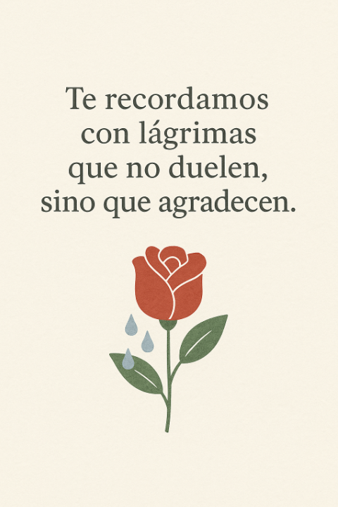 Frases de cartel para recordar a un ser querido fallecido en boda 4